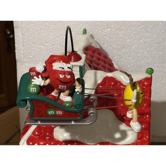 M&M’s Dept 56 Lighted Santa House NIB Hard To Find Christmas Decor Village - Picture 11 of 16